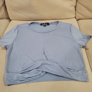 Lulus shirt with fold details